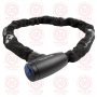 Заключващо устройство верига за велосипед с ключ M-WAVE, 85см/6mm, снимка 1