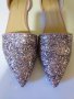 Дам.сандали-/изк.велур+брокат/-"Ideal shoes"-№40-цвят-розов. Закупени от Италия., снимка 9