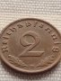 Монета 2 райхсфенинг 1937г. Германия Трети Райх с СХВАСТИКА за КОЛЕКЦИЯ 30296, снимка 3