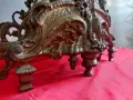 Стар Голям Бронзов Бароков, Настолен Часовник 6кг! , снимка 8