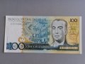 Банкнота - Бразилия - 100 крузадос UNC | 1987г., снимка 1 - Нумизматика и бонистика - 42570539