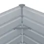 vidaXL Повдигната леха, 160x80x45 см, поцинкована стомана, кафява, снимка 6