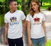 Тениски за семейства и влюбени двойки King & Queen , снимка 1