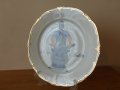 Немска декоративна порцеланова чиния Ковач Weimar Porzellan, снимка 3