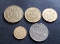 Монети. Украйна. 1 гривна и  5, 10,  25, 50 украински копийки. , снимка 5