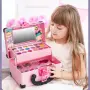Красиво, розово куфарче с детски гримове 💄, снимка 1