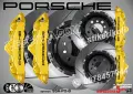 PORSCHE надписи за капаци на спирачни апарати, снимка 2