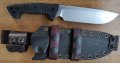 Туристически,ловен нож /ръчна изработка , стомана А8/, снимка 9
