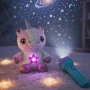 Плюшена играчка с нощна лампа 2в1 + детски фенер-проектор със светлинни картинки., снимка 6