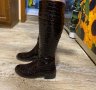 Дамски елегантни лачени ботуши, снимка 2