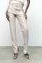 Нов Zara кожен панталон с цепки, размер 38(S/M), снимка 1 - Панталони - 42526902