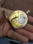 Стар позлатен джобен часовник, снимка 5