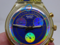 SWATCH Мъжки кварцов часовник хронограф, снимка 10