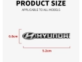 Самозалепващи се емблеми с логото на Hyundai. , снимка 3