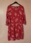 Нова червена рокля на цветя L-XL 44  размер, снимка 3