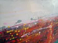 ПРОМО ЦЕНА Маслена Картина на Твърда Основа с Автограф на Худажника Произход Англия, снимка 3