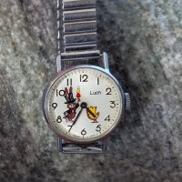 Колекционерски часовник Луч, анимиран, работи отлично, снимка 2 - Антикварни и старинни предмети - 40468845