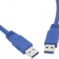 Кабел за екстендер USB 3.0 АM/АM 1.0M, СИН, снимка 2 - Кабели и адаптери - 37281606