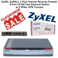 Zyxel ZyWALL 2 Plus (VPN) Ethernet Switch-Нов, снимка 1 - Суичове - 44214469