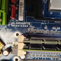 Дънна платка GIGABYTE GA-K8NS сокет 754 + памет 1GB, снимка 2 - Дънни платки - 40796251