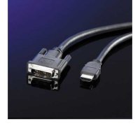Кабел DVI M - HDMI M, 5m Roline 11.04.5552 SS301227, снимка 1 - Друга електроника - 39449793