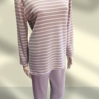 Ватирана памучна пижама - код 713, снимка 2 - Пижами - 38755520