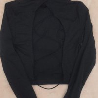 Последна С и М! Къса блузка с гол гръб, снимка 9 - Блузи с дълъг ръкав и пуловери - 30578764
