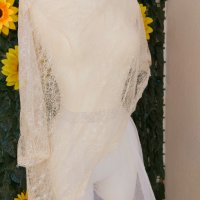 официален сватбен шал наметка болеро , снимка 1 - Сватбени аксесоари - 40312287