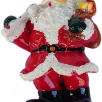 Дядо Коледа с чувал с подаръци - магнит, снимка 1 - Играчки за стая - 31097830