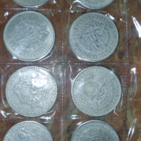 Продавам сет 8бр..монети 1 долар-реплика, снимка 3 - Нумизматика и бонистика - 44583029