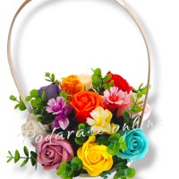💐❣️Букети от ароматни сапунени цветя 🥀 Идеален подарък за всеки повод , снимка 2 - Подаръци за рожден ден - 44457961