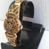 дамски позлатен  механичен часовник гривна  effee, снимка 1 - Антикварни и старинни предмети - 42481427