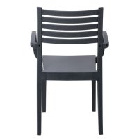 Стол трапезен градински OLIMPIA ARM Черен, снимка 4 - Столове - 44277273