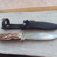 Стар ловен нож Solingen WW2 Втора световна война Солинген, снимка 1 - Антикварни и старинни предмети - 37714845