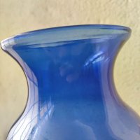 Продавам синя ваза , снимка 6 - Вази - 36888660