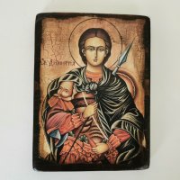 Икона Св. Димитър, снимка 1 - Икони - 35594949
