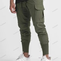 Мъжки еластични карго панталони, джоггери от кепър, 6цвята - 023, снимка 18 - Панталони - 40340850