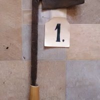 Рукани, ръчно кован нож за белене на дърва., снимка 2 - Антикварни и старинни предмети - 34349304