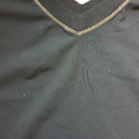 Черна Блуза Трико, снимка 2 - Тениски - 38338551