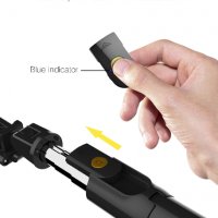 Уникален Селфи Стик 3 в 1 Трипод Bluetooth Selfie Stick НАЛИЧНО!!!, снимка 5 - Селфи стикове, аксесоари - 31976437