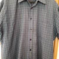Мъжка риза къс ръкав на квадратчета 41/42, снимка 3 - Ризи - 29157454