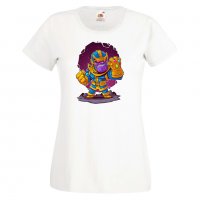 Дамска тениска Marvel Thanos Игра,Изненада,Подарък,Геймър,, снимка 3 - Тениски - 36786075