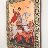 Икона на Свети Георги Победоносец icona Sveti Georgi Pobedonosec, снимка 3 - Икони - 14331566