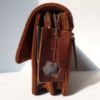 дамска чанта кафява НОВА - марка Manfield, снимка 4 - Чанти - 38903406