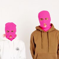 Зимна шапка маска - Purple Neon Balaclava, снимка 3 - Шапки - 30397928