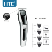 Акумулаторна самобръсначка за коса и брада,HTC,АТ-538, снимка 6 - Аксесоари за коса - 44694040