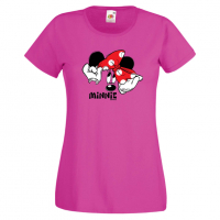 Дамска тениска Minnie Mouse 2 Подарък,Изненада,Рожден ден,, снимка 8 - Тениски - 36530718