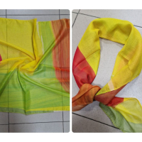 Дамски шал изработен от памук, снимка 3 - Шалове - 44797432