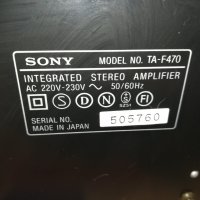sony ta-f470 stereo ampli-внос germany 0811201206, снимка 12 - Ресийвъри, усилватели, смесителни пултове - 30713849