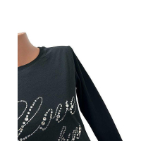 дамска блуза LOVE MOSCHINO размер M черна, снимка 2 - Блузи с дълъг ръкав и пуловери - 44570366